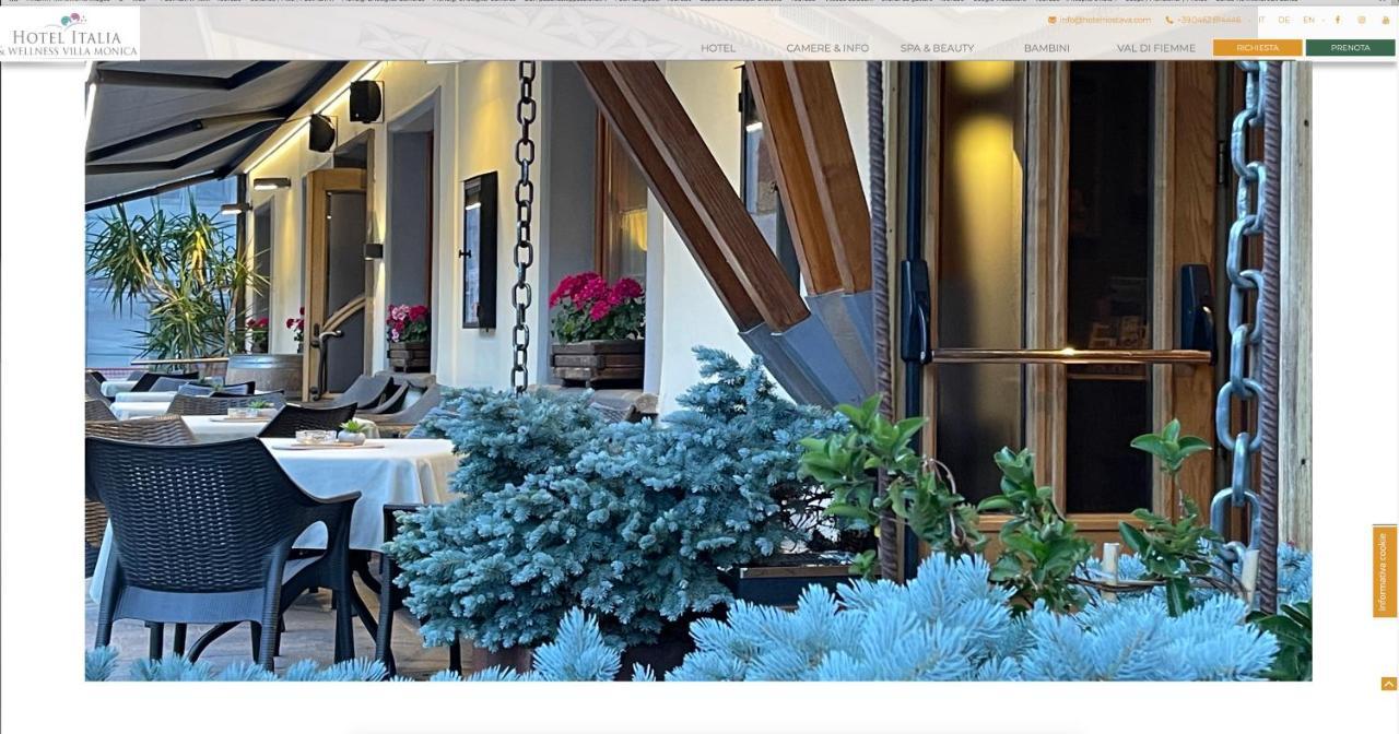 Hotel Italia Castello-Molina di Fiemme ภายนอก รูปภาพ